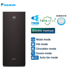 Daikin Air Purifier Double Streamer Hepa Filter Hitam - MCK70ZVM7 T