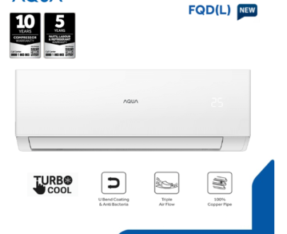 Aqua AC Split Standard Turbo Cool 1/2 PK - AQA-KCR5FQDL