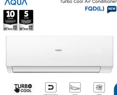 Aqua AC Split Standard Turbo Cool 1 PK - AQA-KCR9FQDL
