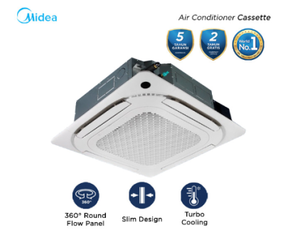 Midea AC Round Cassette Standard 2 1/2 PK - MCD-24CRN2