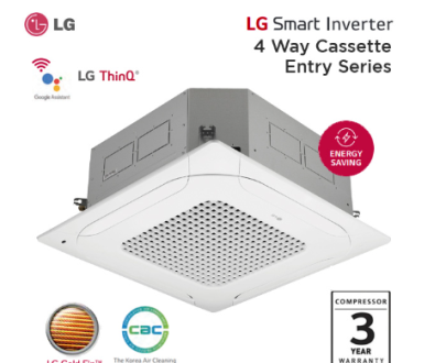 LG AC Cassette Entry Series 4 Way 2 PK - ZTNQ18GPLE0
