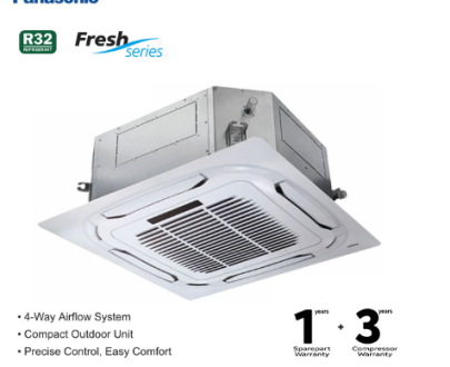 Panasonic AC Cassette Non Inverter Fresh Series 2 PK - S/U-18PUB1H5