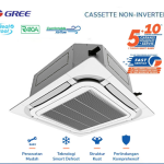 Gree AC Cassette Standard Non Inverter 3 PK - GU71T/A-K