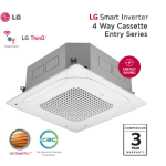 LG AC Cassette Entry Series 4 Way 2 1/2 PK - ZTNQ24GNLE0