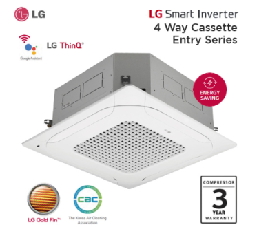 LG AC Cassette Entry Series 4 Way 2 1/2 PK - ZTNQ24GNLE0