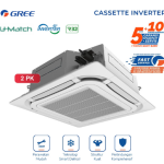Gree AC Cassette Inverter U Match Series 2 PK - GULD50T1/A-S + GULD50W1/NHA-S
