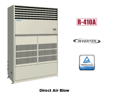 Daikin AC Packaged Floor Standing Direct Air Blow Inverter Thailand R410A 8 PK ( 3 Phase ) - FVGR200QV14