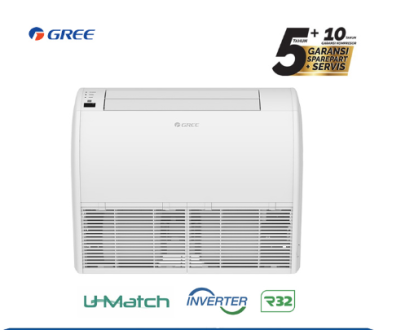 Gree AC Floor Ceiling Inverter U Match Series 3 PK - GULD71ZD1/A-S + GULD71W1/NHA-S