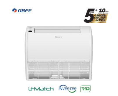 Gree AC Floor Ceiling Inverter U Match Series 3 1/2 PK - GULD85ZD1/A-S + GULD85W1/NHA-S