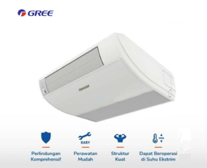 Gree AC Floor Ceiling Non Inverter U-Match Series R410a 4 PK ( 3 Phase ) - GU100ZD/A-K