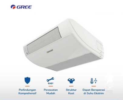 Gree AC Floor Ceiling Non Inverter U-Match Series R410a 5 PK ( 3 Phase ) - GU140ZD/A-K