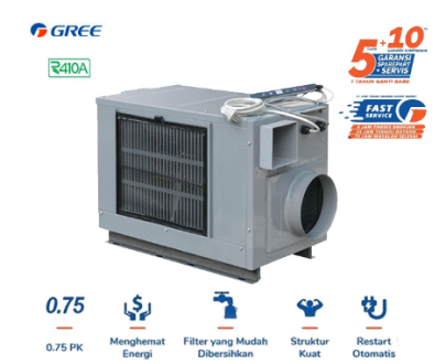 Gree Elevator Air Conditioner Drainless Standard 3/4 PK - GDT25/NAA-E