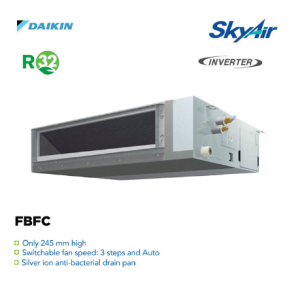 Daikin AC Ceiling Ducted Inverter Thailand 2 1/2 PK ( Remote Wired ) - FBFC60DVM4 + RZFC60DV14