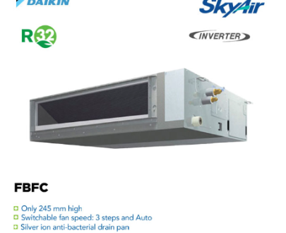 Daikin AC Ceiling Ducted Inverter Thailand 2 1/2 PK ( Remote Wired ) - FBFC60DVM4 + RZFC60DV14
