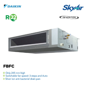 Daikin AC Ceiling Ducted Inverter Thailand 2 1/2 PK ( Remote Wireless ) - FBFC60DVM4 + RZFC60DV14