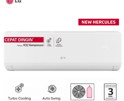 LG AC Wall Mounted Split Standard New Hercules 1/2 PK - H05TN4